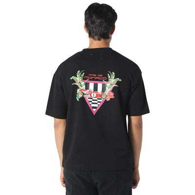 Pas De Monaco Formular Check Black T-Shirt
