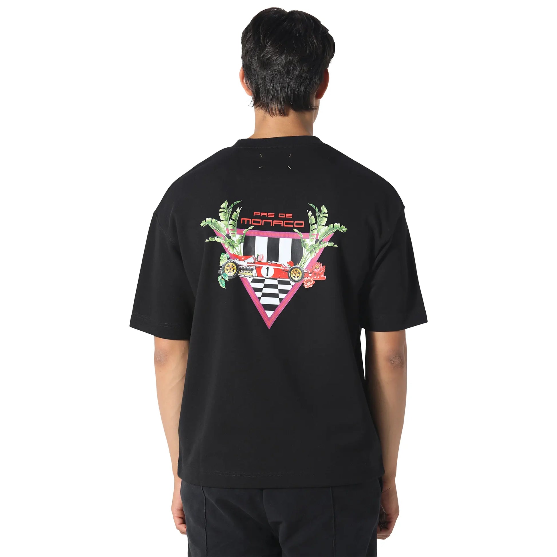 Pas De Monaco Formular Check Black T-Shirt