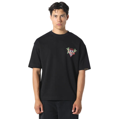 Pas De Monaco Formular Check Black T-Shirt