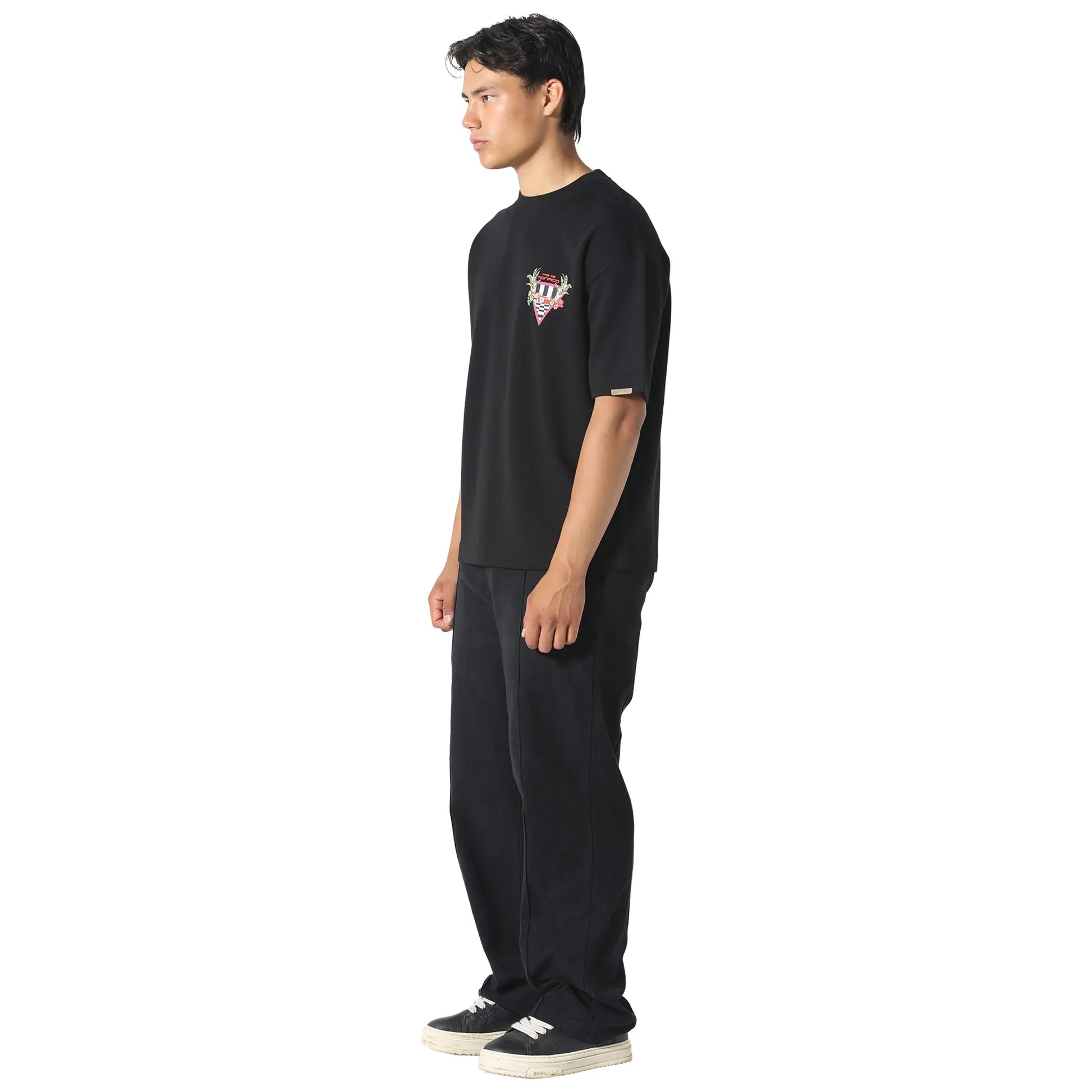 Pas De Monaco Formular Check Black T-Shirt