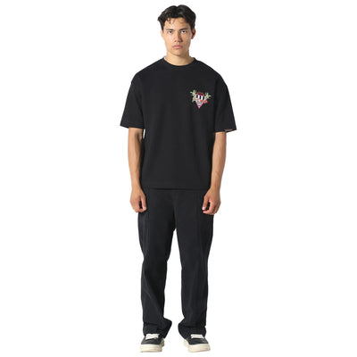 Pas De Monaco Formular Check Black T-Shirt