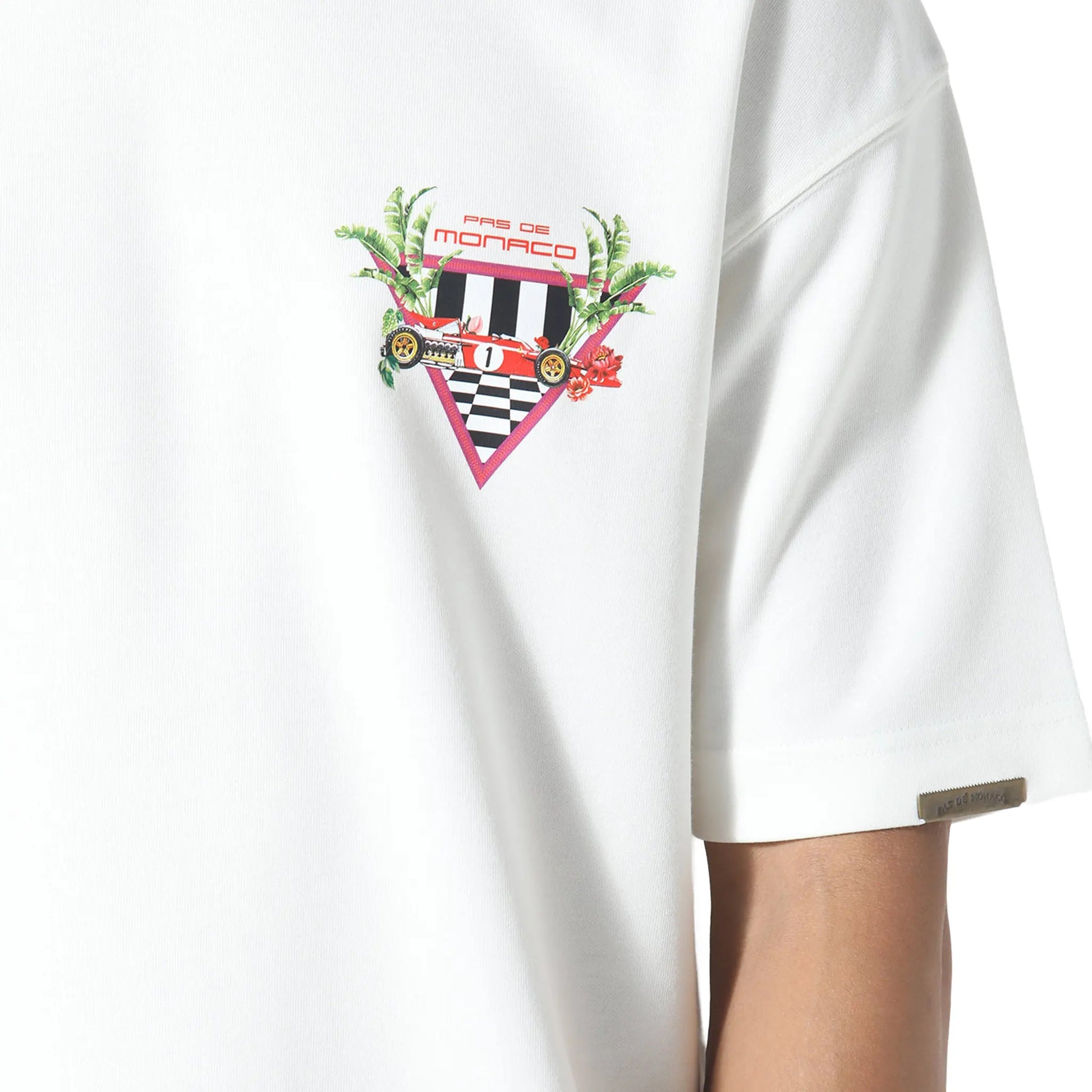 Pas De Monaco Formular Check Off White T-Shirt