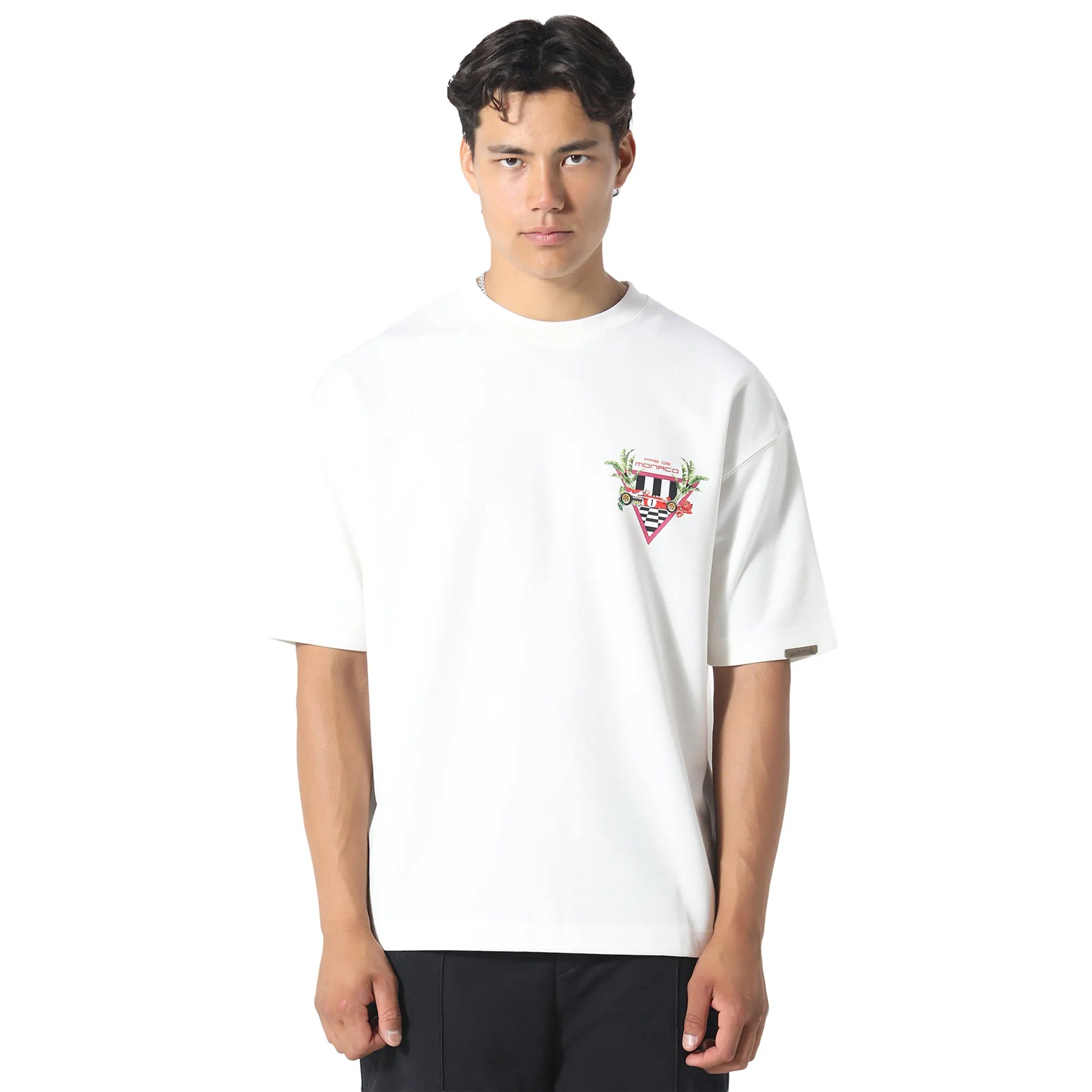 Pas De Monaco Formular Check Off White T-Shirt
