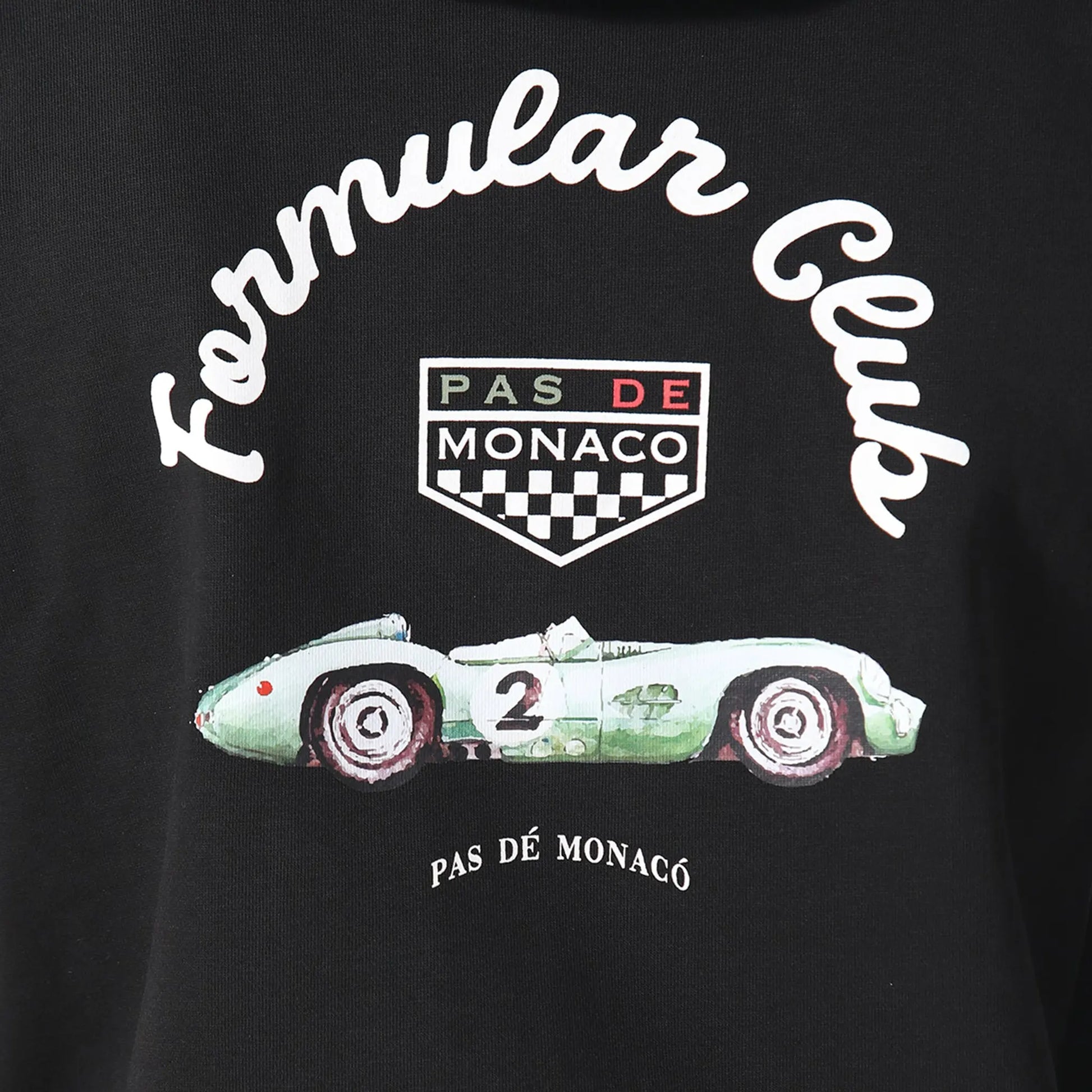 Pas De Monaco Formular Club Black Hoodie