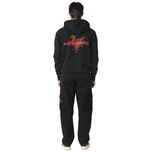 Pas De Monaco La Pegaus Chevron Black Hoodie