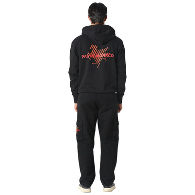 Pas De Monaco La Pegaus Chevron Black Hoodie