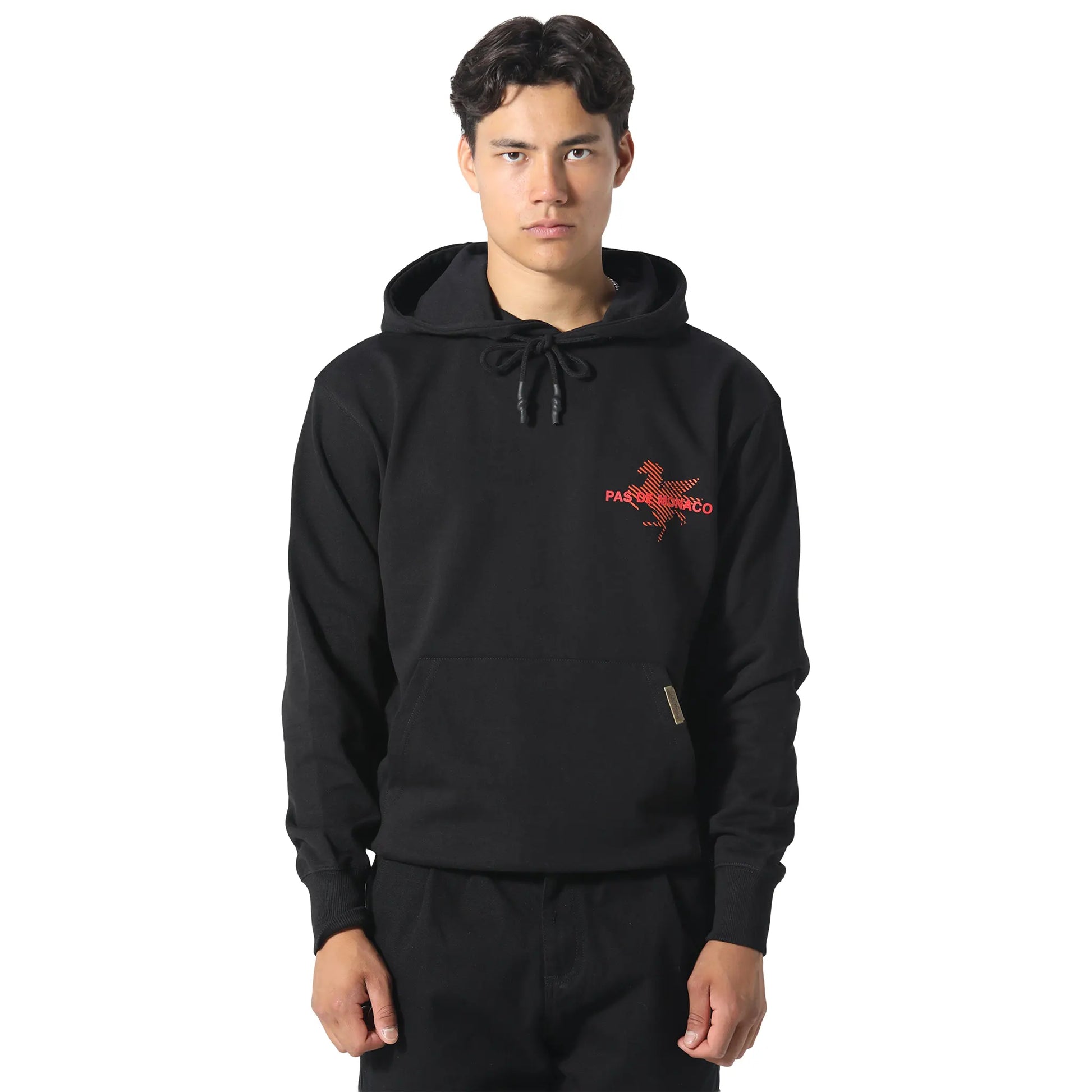 Pas De Monaco La Pegaus Chevron Black Hoodie
