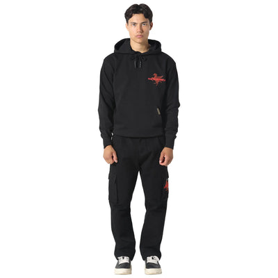 Pas De Monaco La Pegaus Chevron Black Hoodie