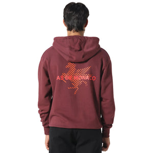 Pas De Monaco La Pegaus Chevron Deep Maroon Hoodie