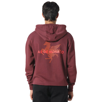 Pas De Monaco La Pegaus Chevron Deep Maroon Hoodie
