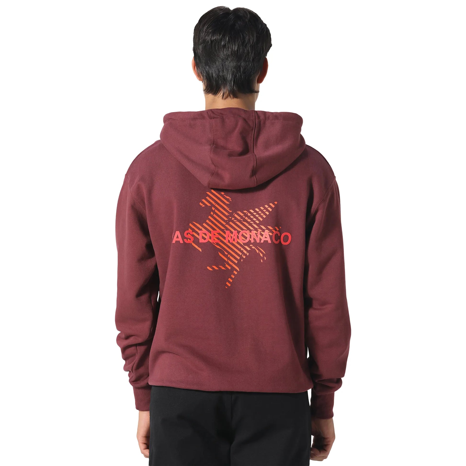 Pas De Monaco La Pegaus Chevron Deep Maroon Hoodie