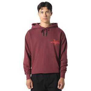 Pas De Monaco La Pegaus Chevron Deep Maroon Hoodie