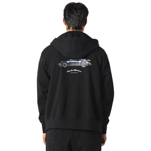 Pas De Monaco Noir Carrera Black Zip-Up Hoodie