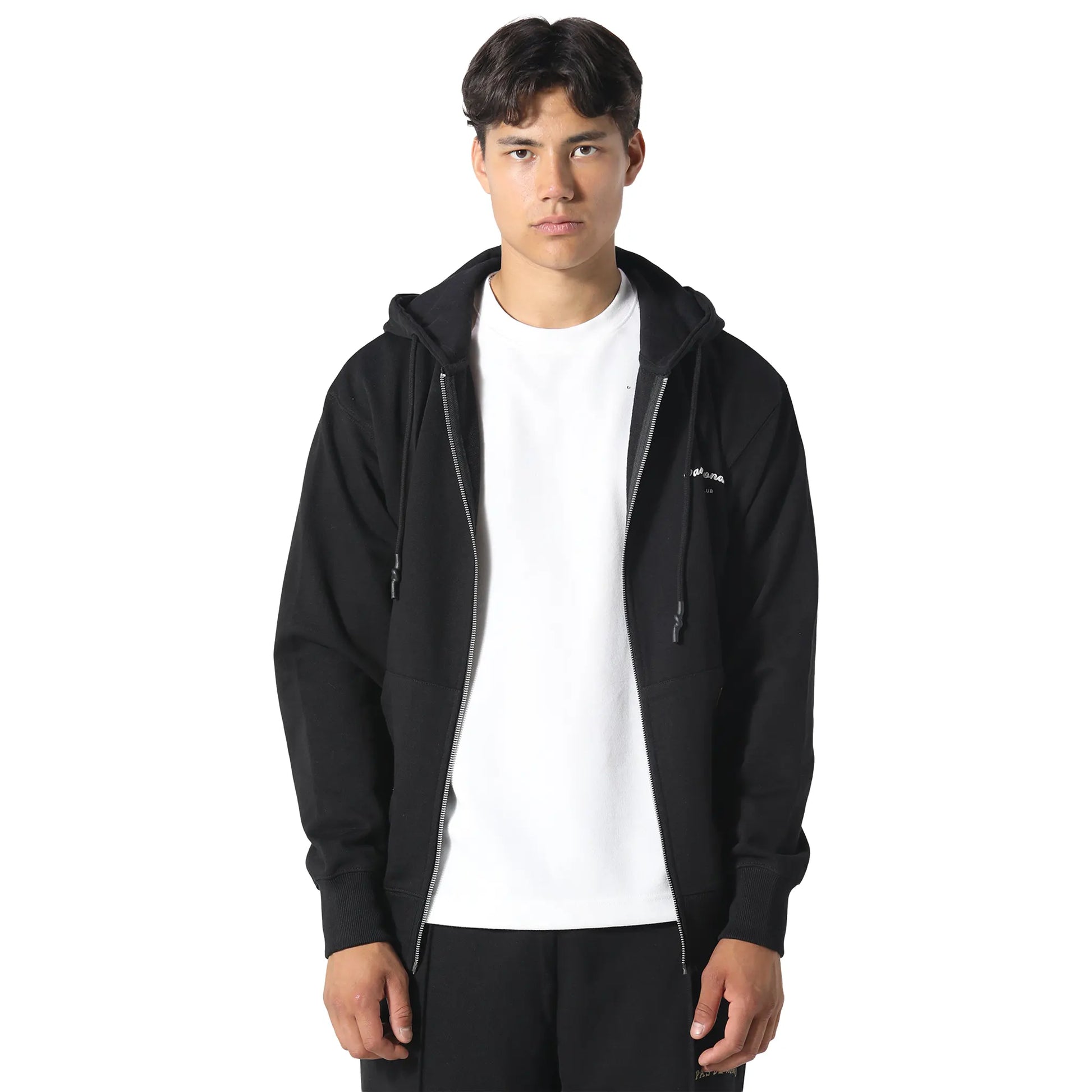 Pas De Monaco Noir Carrera Black Zip-Up Hoodie