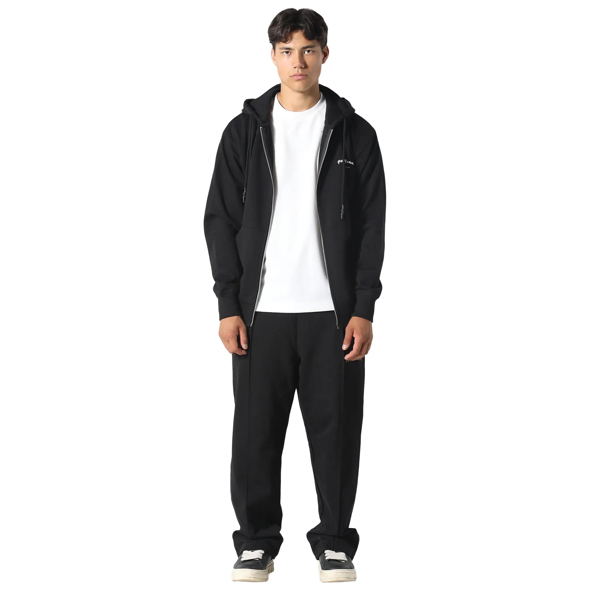 Pas De Monaco Noir Carrera Black Zip-Up Hoodie