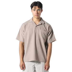 Pas De Monaco Waffle Tobacco Polo Shirt