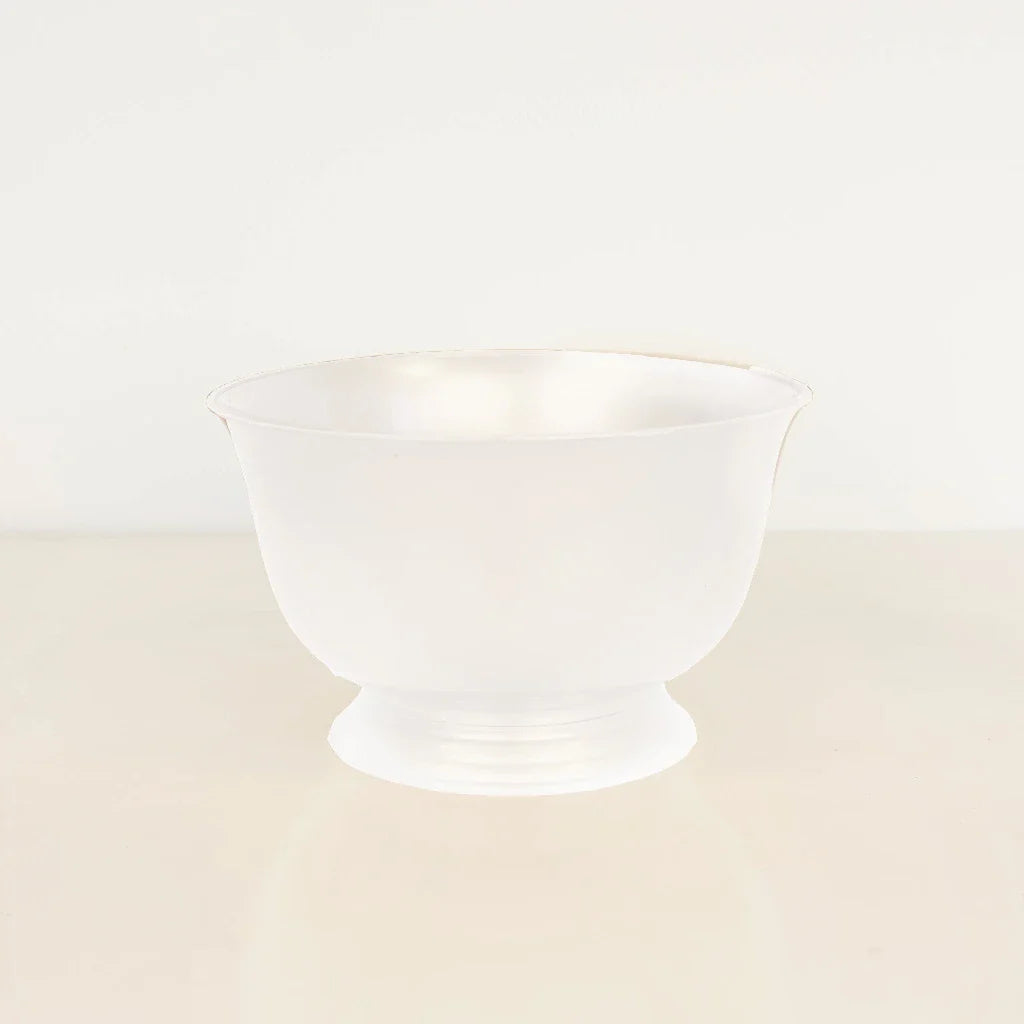 Pearl White Flower Bowl