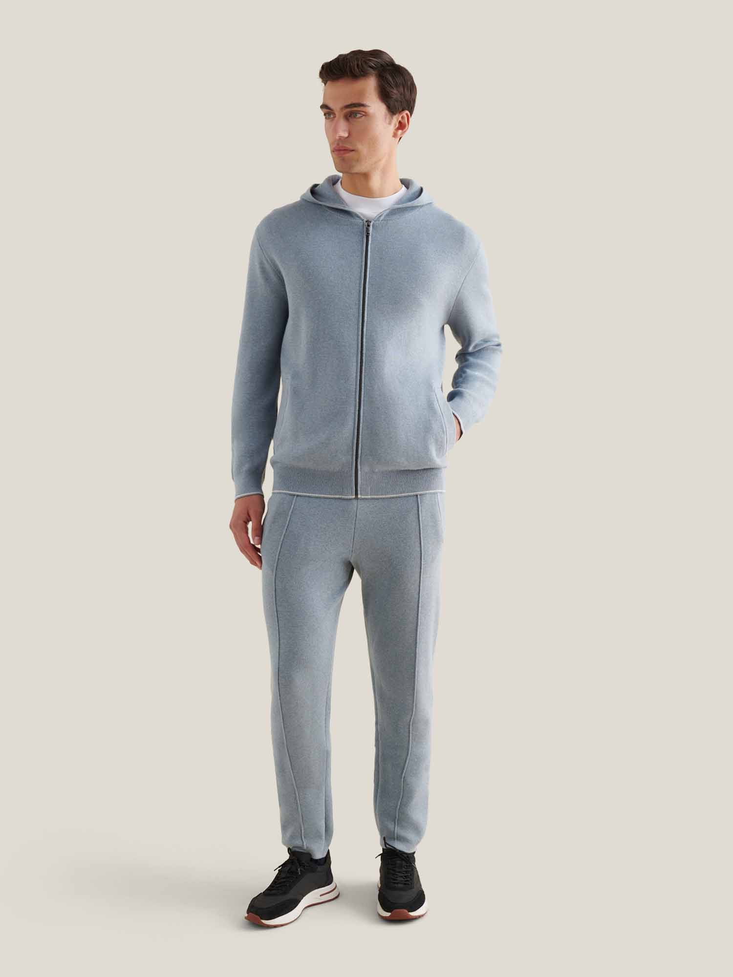 Peckham Rye Milano Knit Blue Blizzard Sweatpants