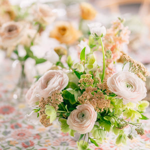 Springtime Honey and Rosey Rooftop Wedding
