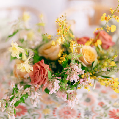 Springtime Honey and Rosey Rooftop Wedding