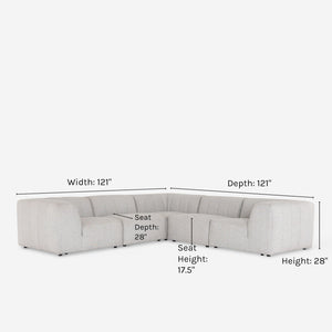 Phillipa Indoor / Outdoor Corner Sectional Sofa