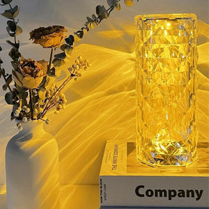 Rose Crystal Table Night Light