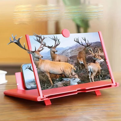 3D HD Mobile Screen Magnifier (Pack Of 2)