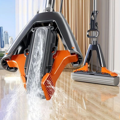 New Easy Cleaning Folding Sponge Mop🏡