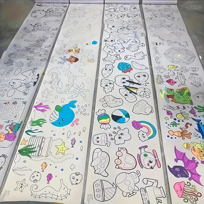 Large Stickable Children's Drawing Paper Roll🌈{300*30cm}