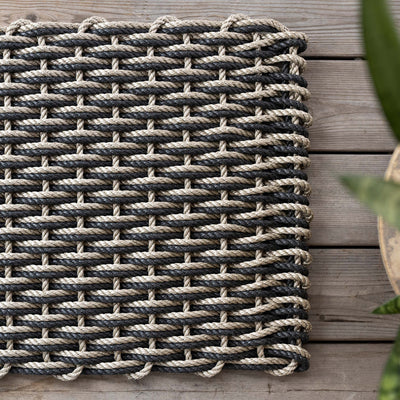 Two Tone Doormat by The Rope Co.