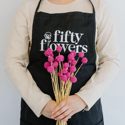 Hot Pink Dried Craspedia Billy Balls