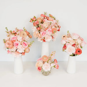 Pink Paradise Flower Centerpieces