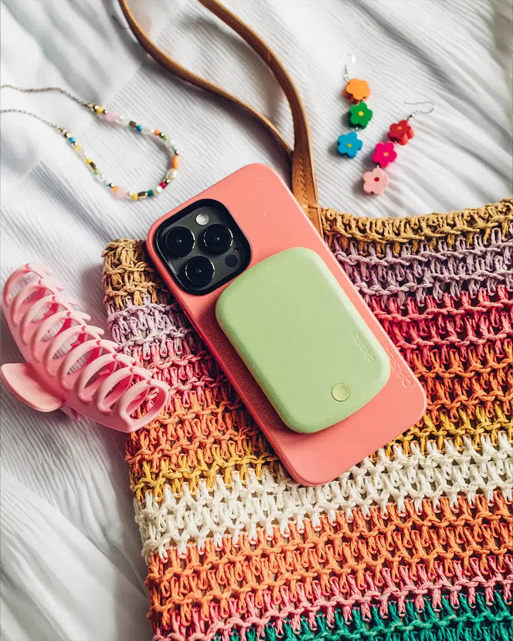 Starfish Wishes | Coral Pink Shimmer Case