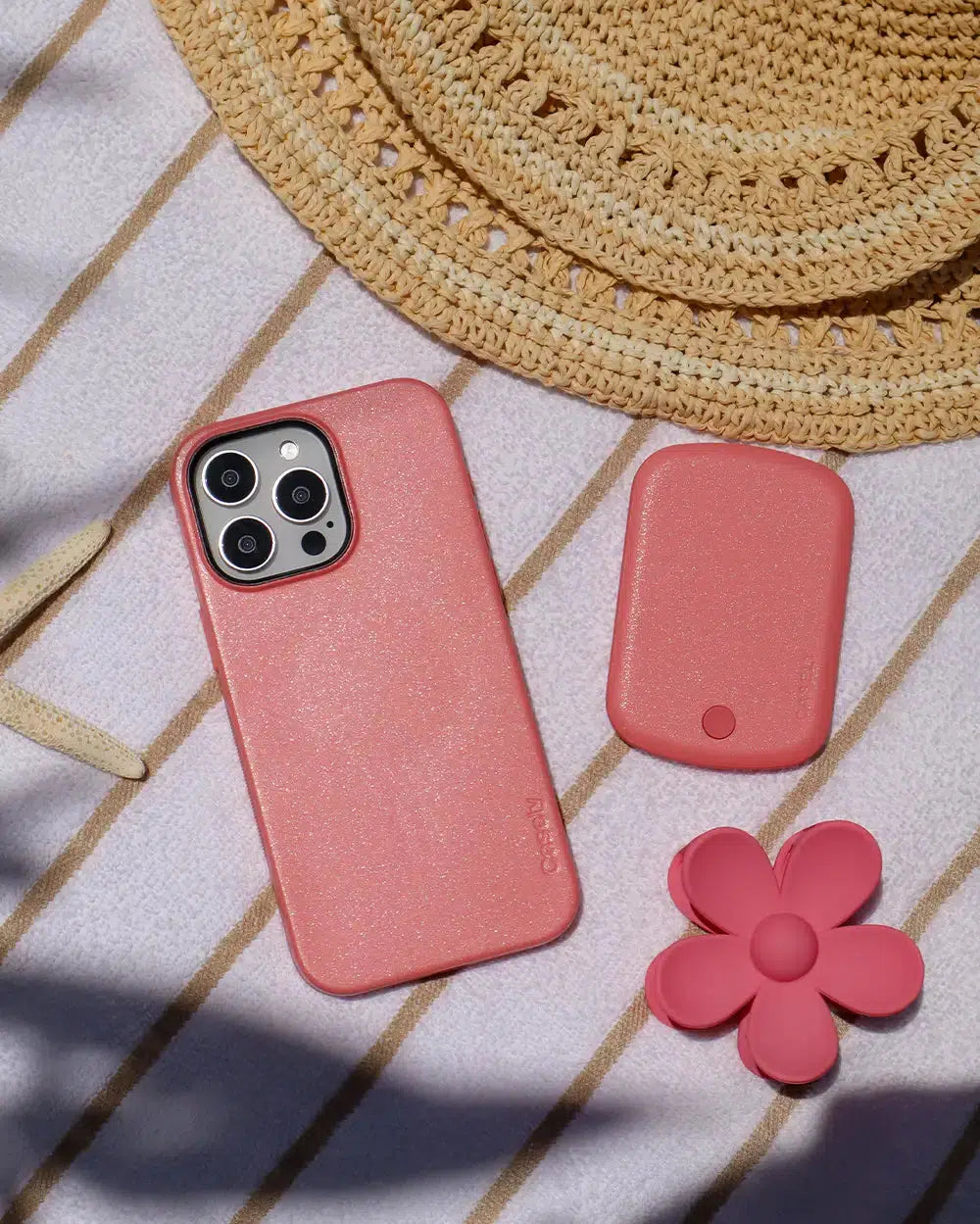 Starfish Wishes | Coral Pink Shimmer Case