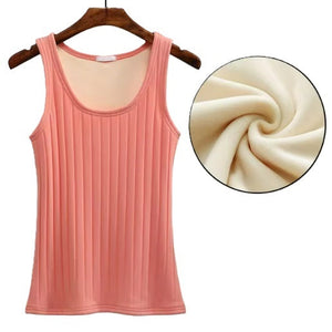 Roy Warm Tank Tops with Fleece Lining