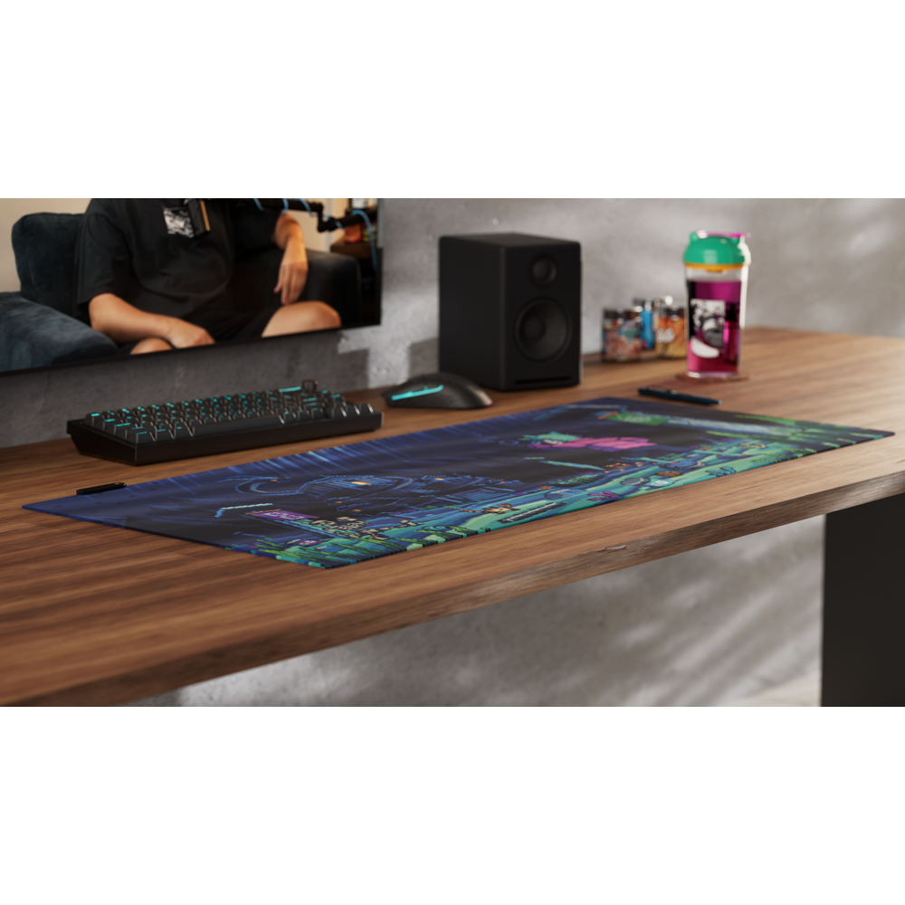 PIXEL CUPS x BigPuffer: Leviathan's Crossing RGB Mouse Pad