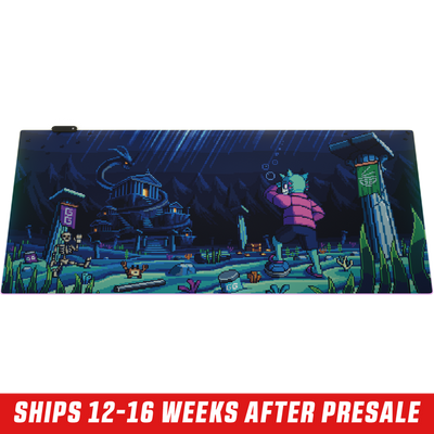 PIXEL CUPS x BigPuffer: Leviathan's Crossing RGB Mouse Pad