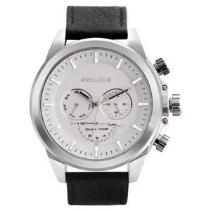 Police White Dial