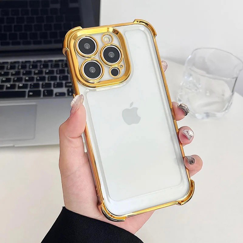 iPhone 15 Series Crystal Edge Transparent Bumper Case