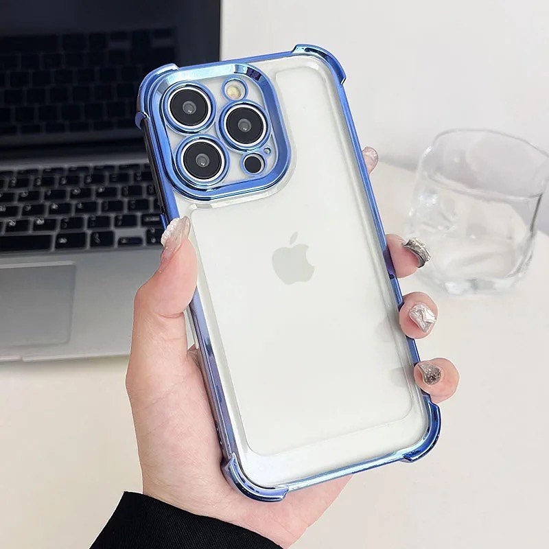 iPhone 15 Series Crystal Edge Transparent Bumper Case