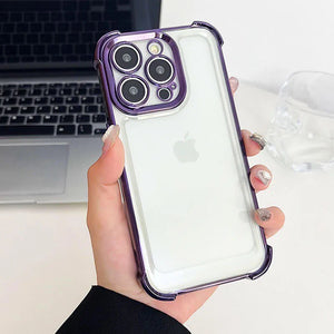 iPhone 15 Series Crystal Edge Transparent Bumper Case