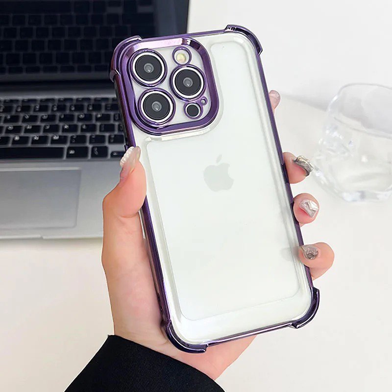 iPhone 15 Series Crystal Edge Transparent Bumper Case