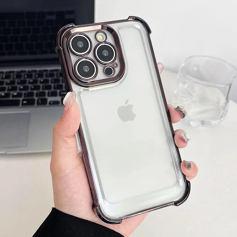 iPhone 15 Series Crystal Edge Transparent Bumper Case