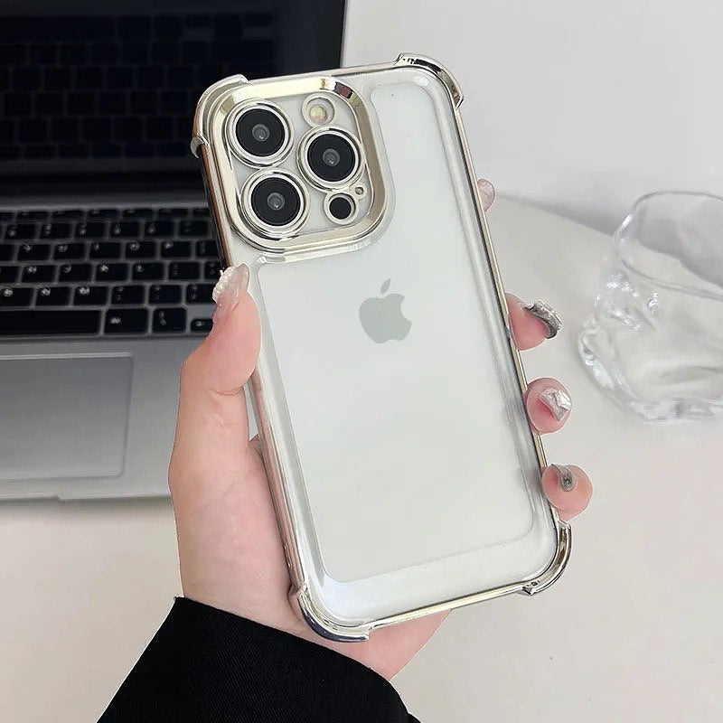 iPhone 15 Series Crystal Edge Transparent Bumper Case