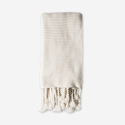 Trestles Chunky Knit Throw by Pom Pom at Home