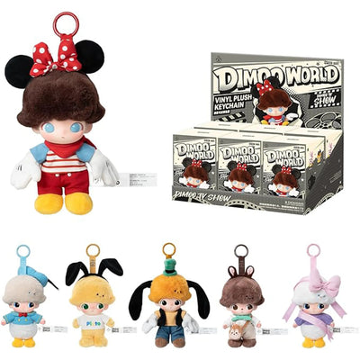 Pop Mart Labubu Dimoo World x Disney Series Vinyl Plush Keychain Sealed Case (Case of 6)