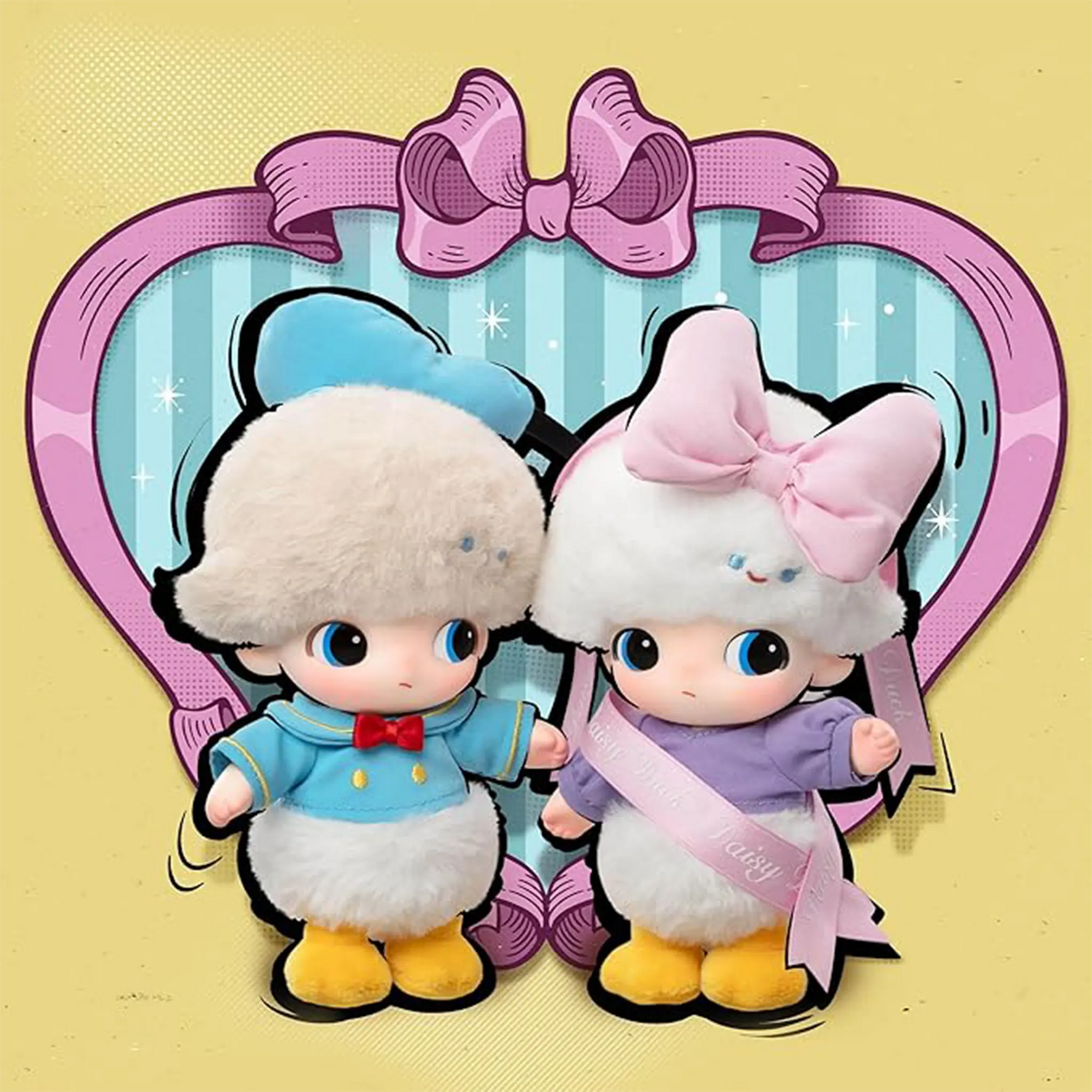 Pop Mart Labubu Dimoo World x Disney Series Vinyl Plush Keychain Sealed Case (Case of 6)