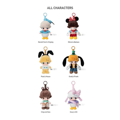Pop Mart Labubu Dimoo World x Disney Series Vinyl Plush Keychain Sealed Case (Case of 6)