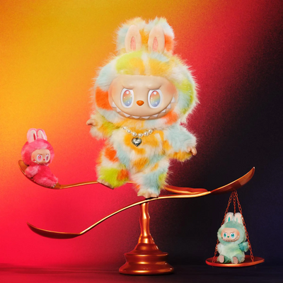 Pop Mart Labubu The Monsters Big into Energy Series Vinyl Plush Rock The Universe Doll (Single)