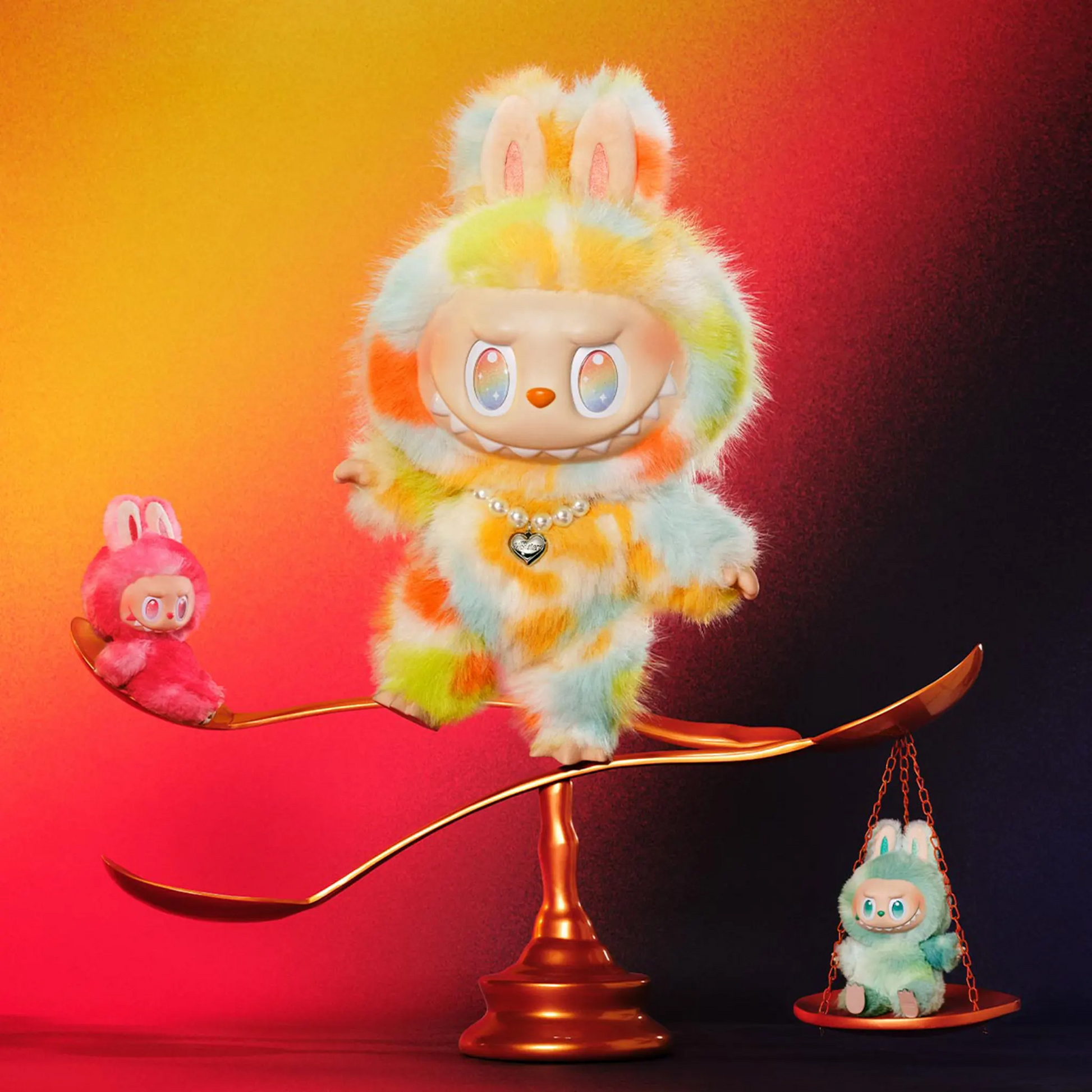 Pop Mart Labubu The Monsters Big into Energy Series Vinyl Plush Rock The Universe Doll (Single)